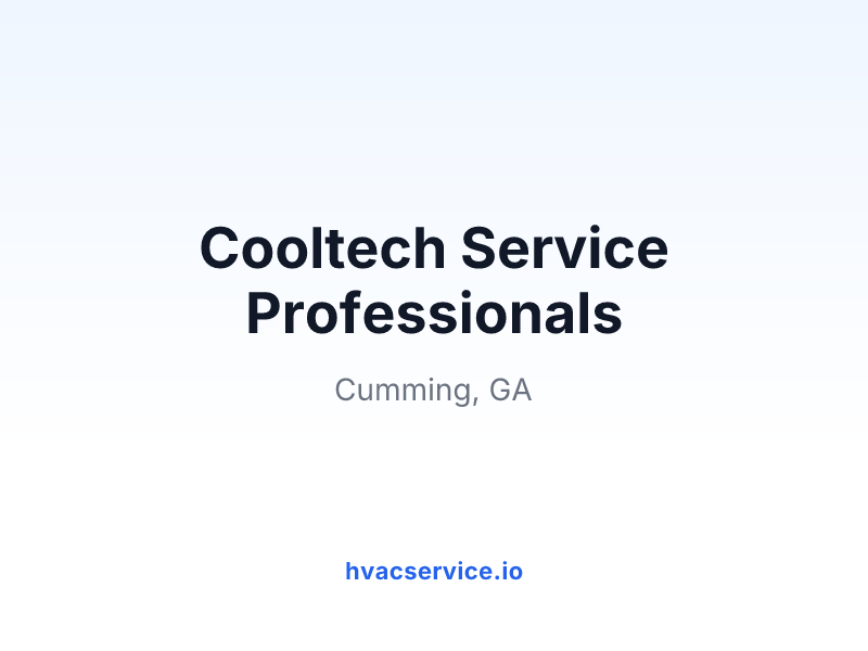 Cooltech Service Professionals