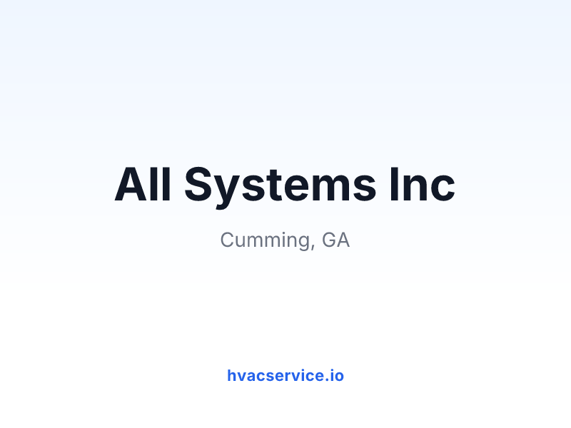 All Systems Inc