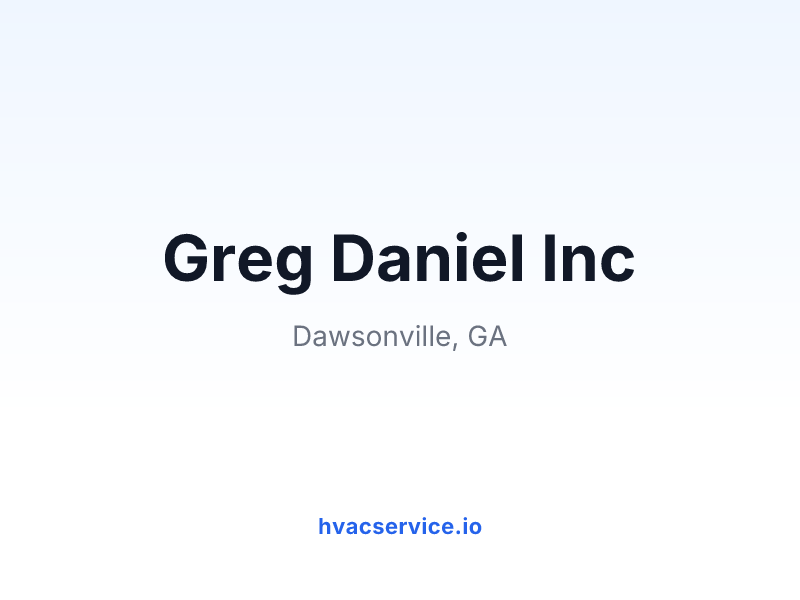 Greg Daniel Inc