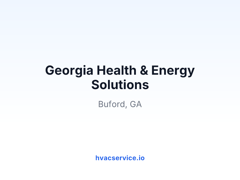 Georgia Health & Energy Solutions