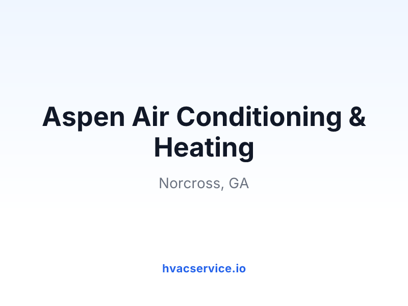 Aspen Air Conditioning & Heating