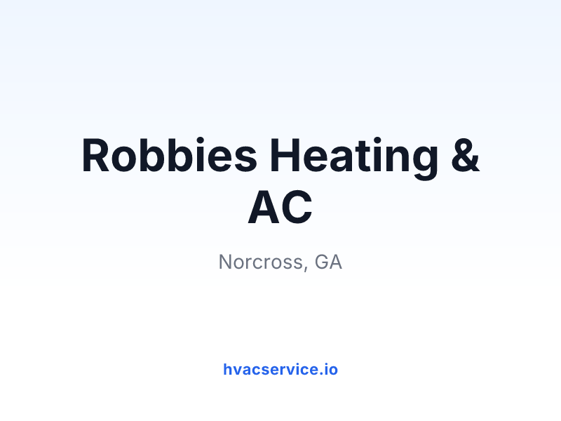 Robbies Heating & AC