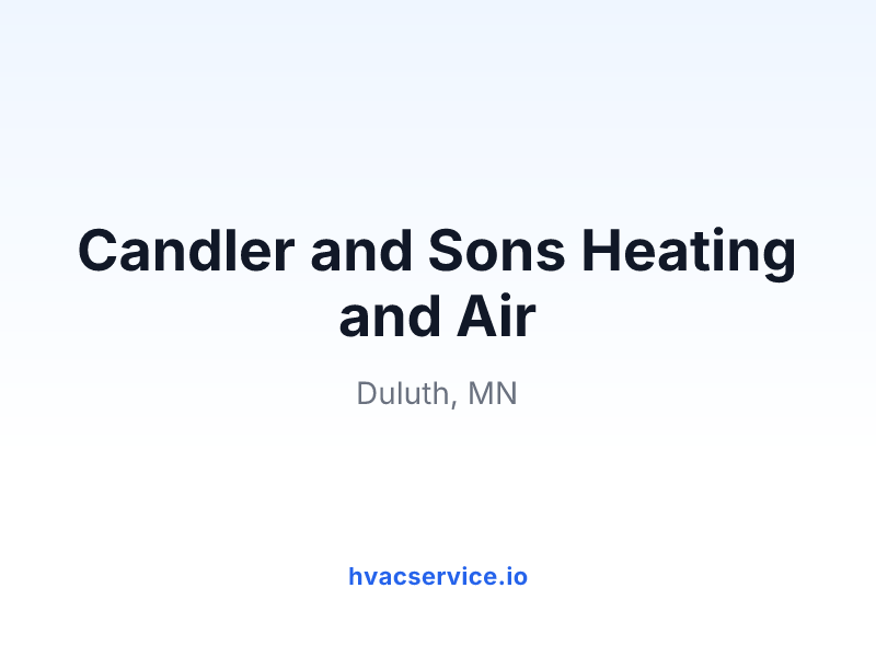 Candler and Sons Heating and Air
