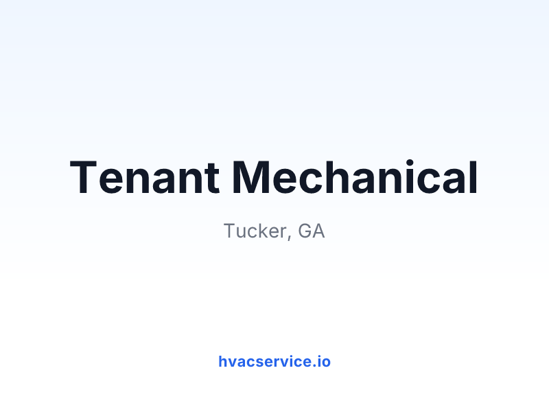 Tenant Mechanical
