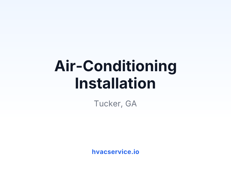 Air-Conditioning Installation