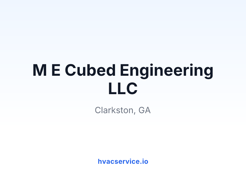 M E Cubed Engineering LLC