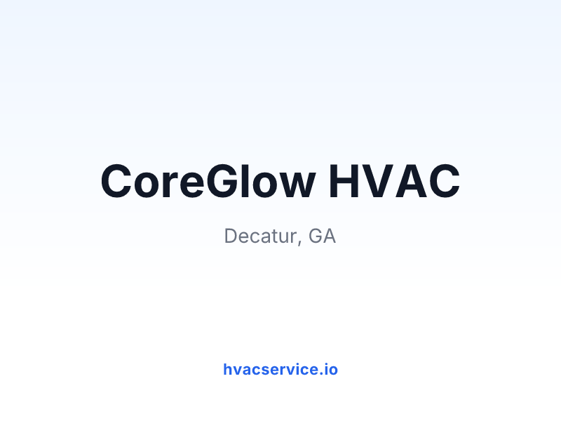 CoreGlow HVAC