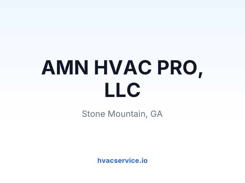 AMN HVAC PRO, LLC