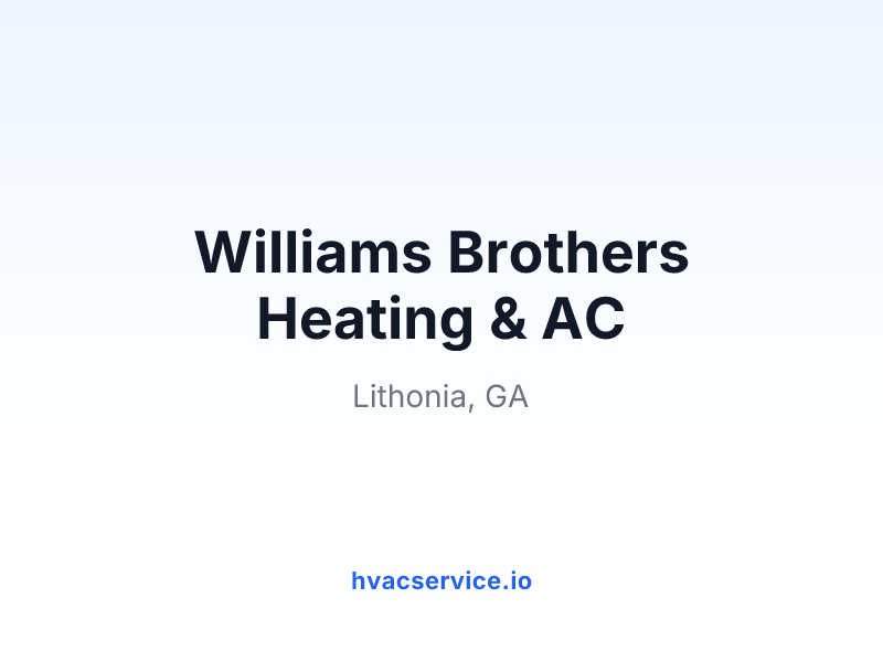 Williams Brothers Heating & AC