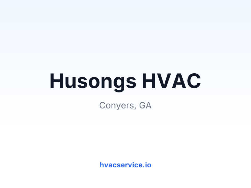 Husongs HVAC