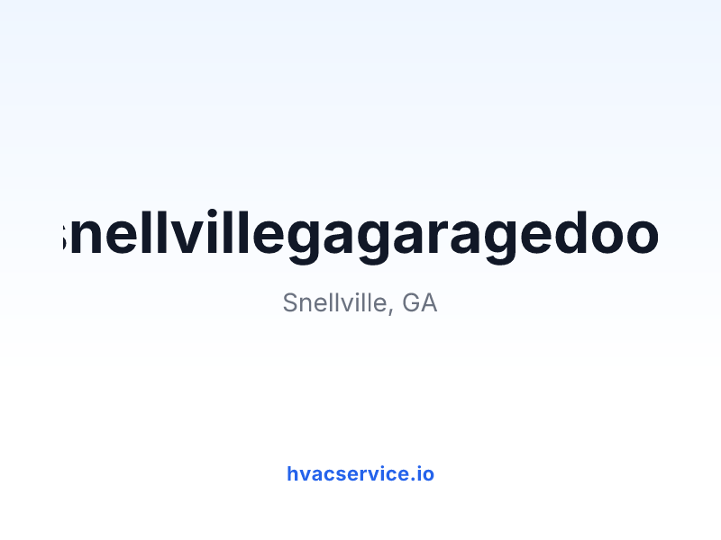 snellvillegagaragedoor