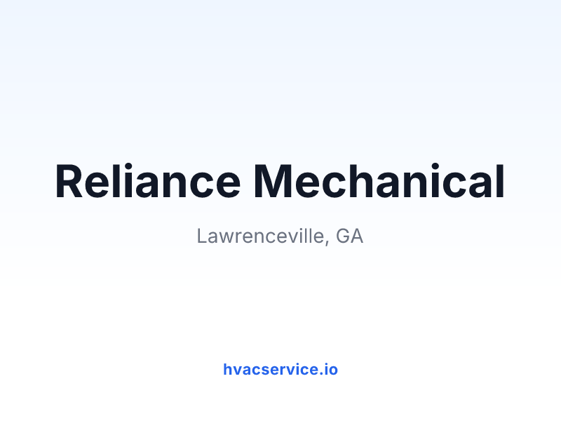 Reliance Mechanical