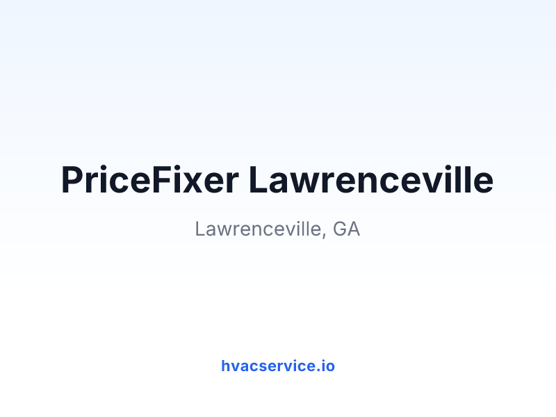 PriceFixer Lawrenceville