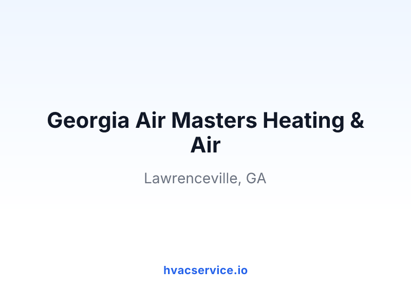 Georgia Air Masters Heating & Air