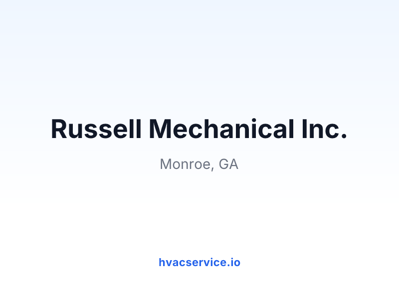 Russell Mechanical Inc.