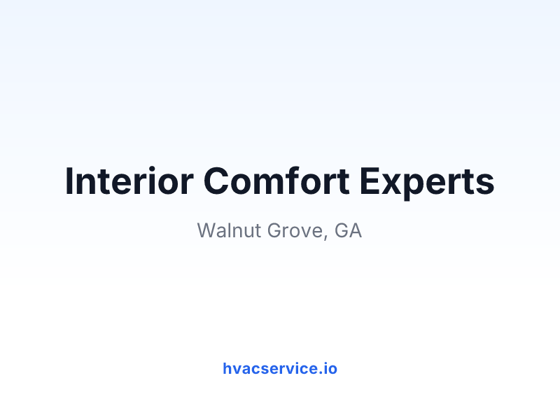 Interior Comfort Experts