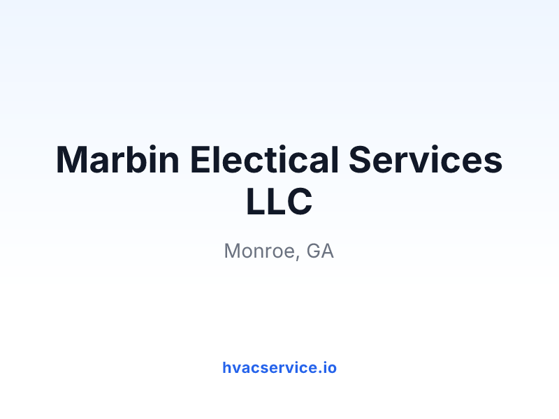 Marbin Electical Services LLC