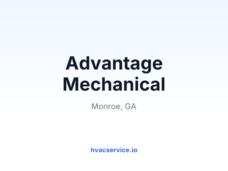 Advantage Mechanical