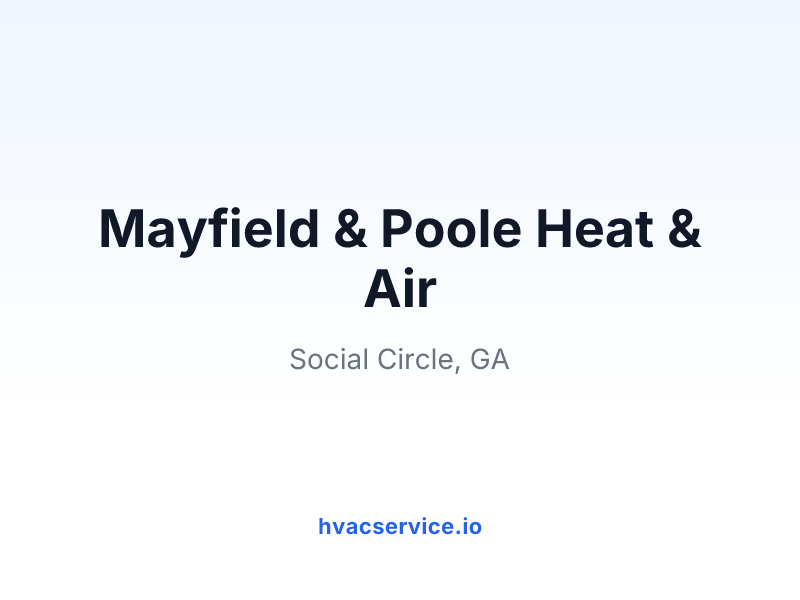 Mayfield & Poole Heat & Air