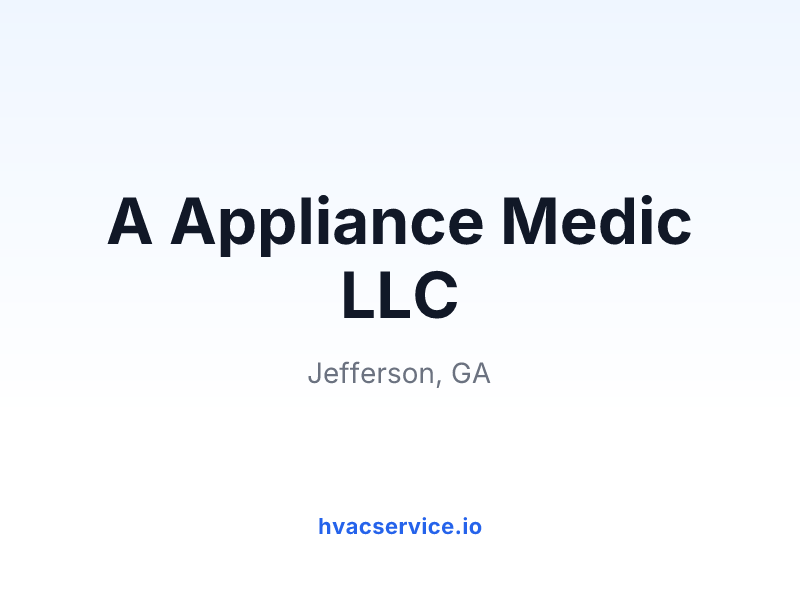 A Appliance Medic LLC