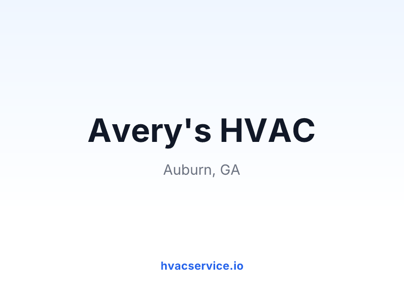 Avery's HVAC