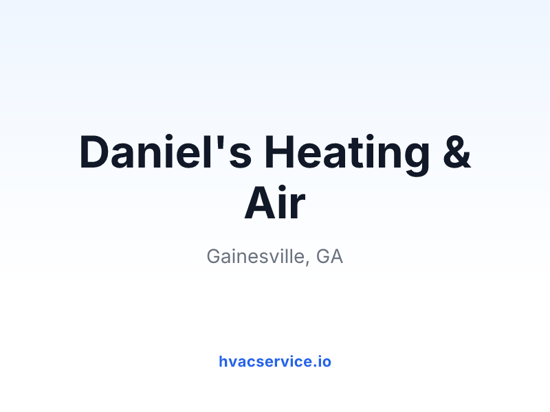 Daniel's Heating & Air