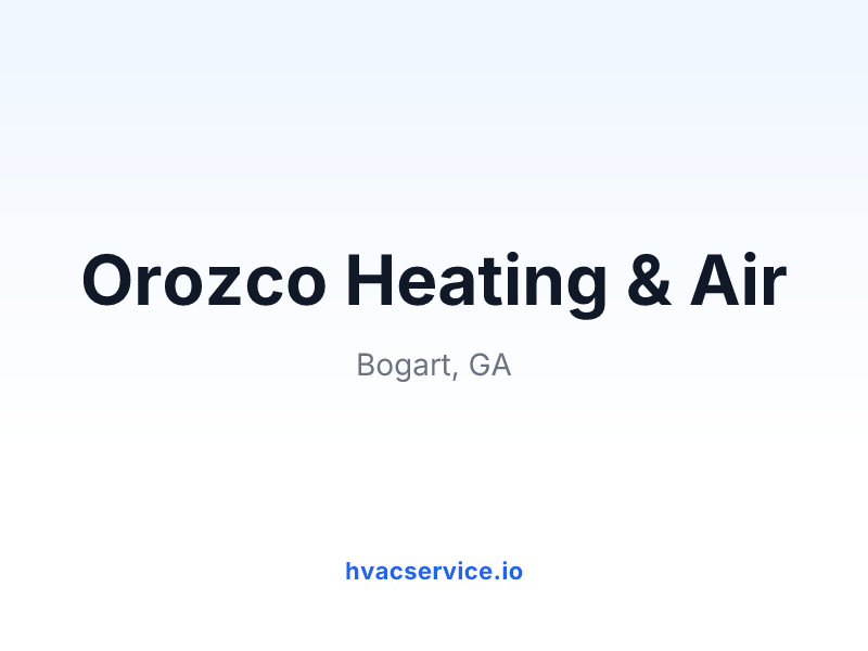 Orozco Heating & Air