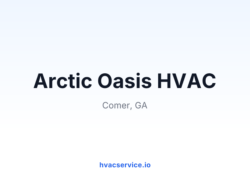 Arctic Oasis HVAC