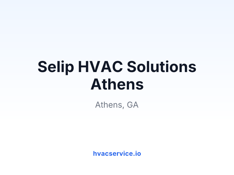Selip HVAC Solutions Athens
