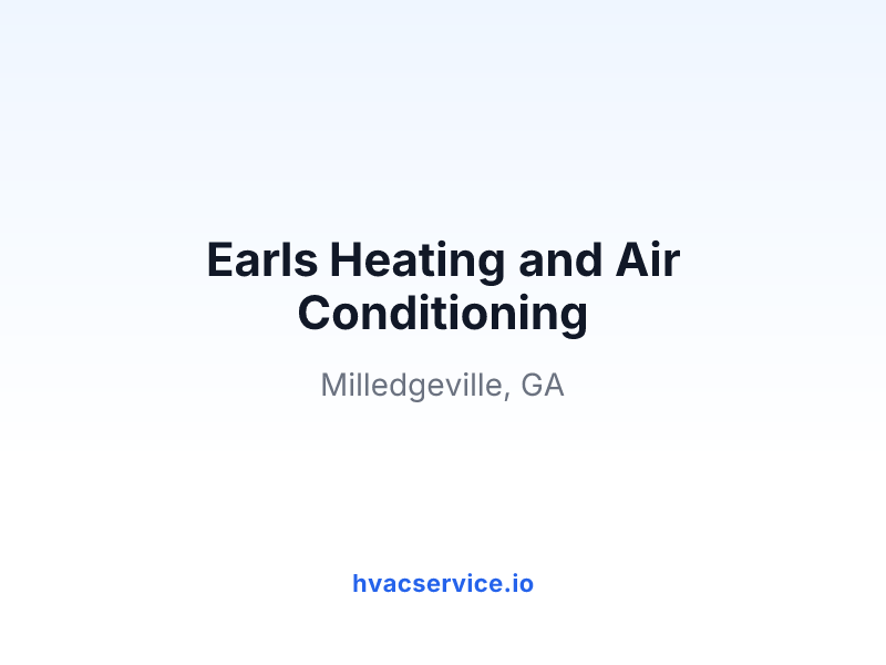 Earls Heating and Air Conditioning