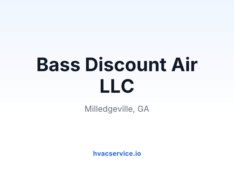 Bass Discount Air LLC
