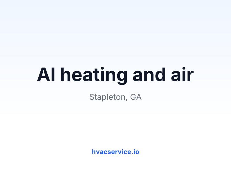 Al heating and air