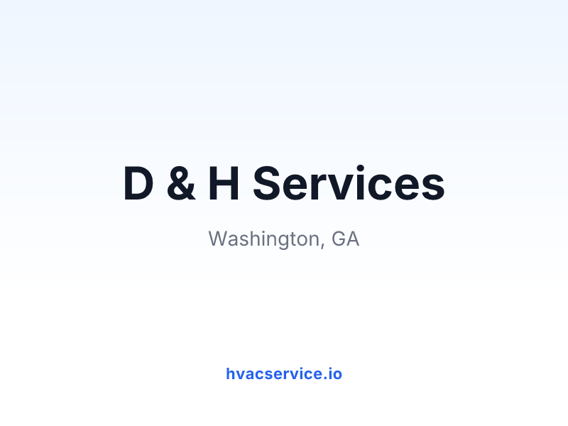 D & H Services