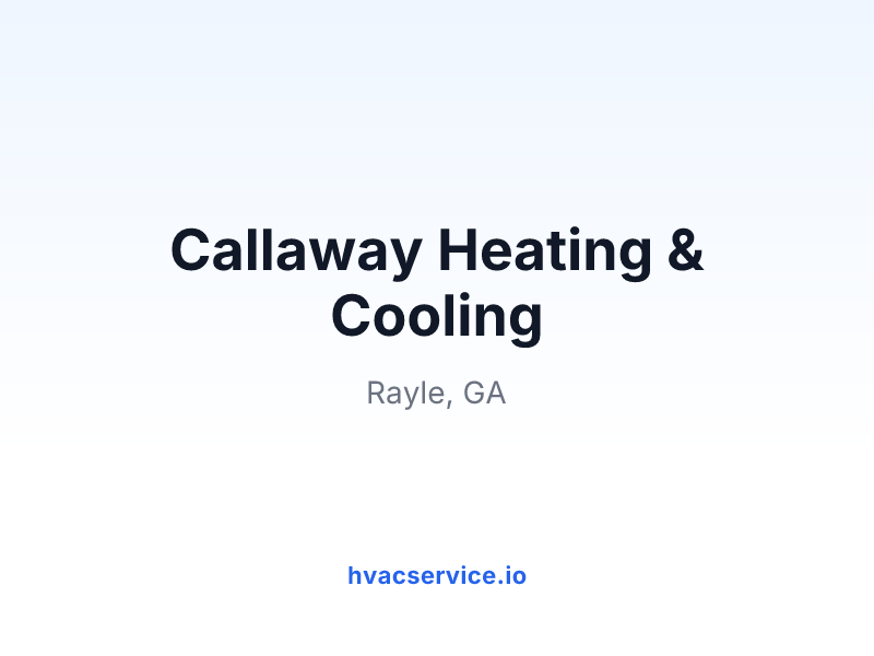 Callaway Heating & Cooling
