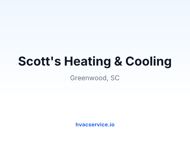 Scott's Heating & Cooling
