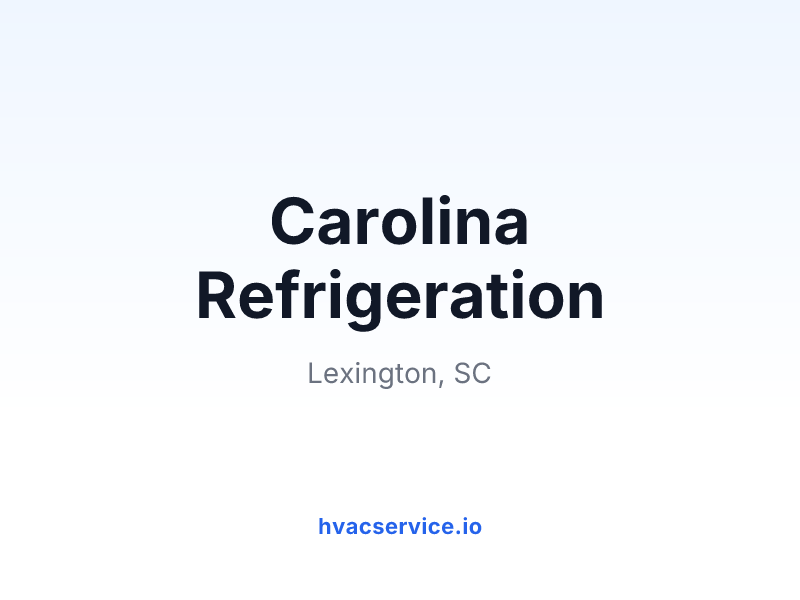 Carolina Refrigeration
