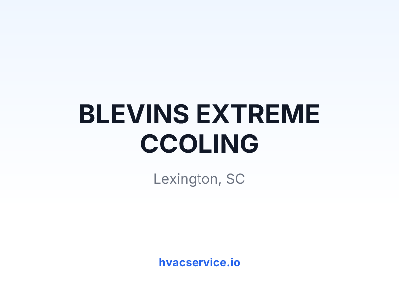 BLEVINS EXTREME CCOLING