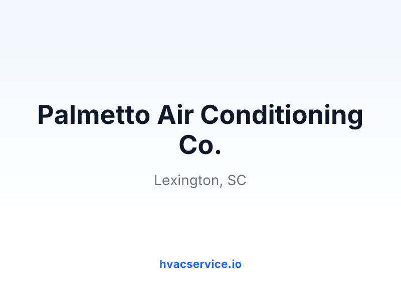 Palmetto Air Conditioning Co.