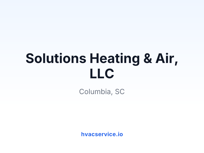Solutions Heating Air