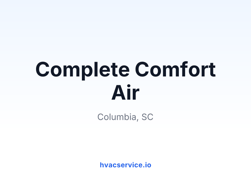 Complete Comfort Air