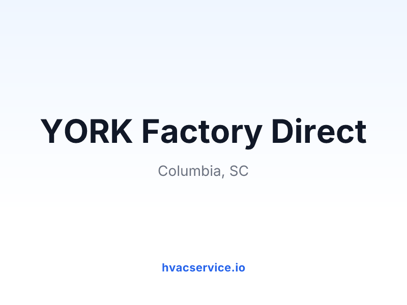 YORK Factory Direct