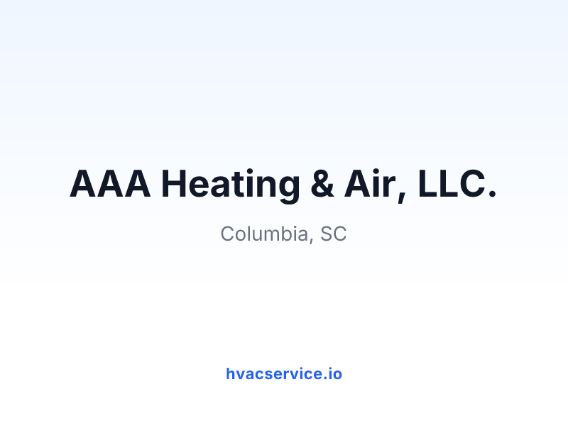 AAA Heating & Air, LLC.