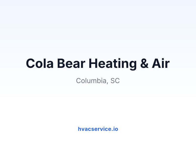 Cola Bear Heating & Air