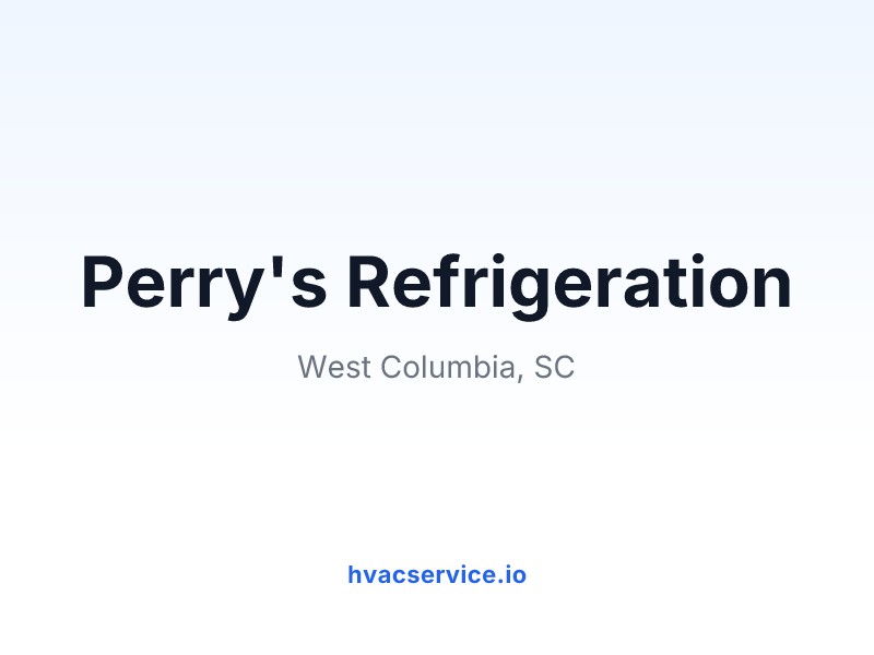 Perry's Refrigeration