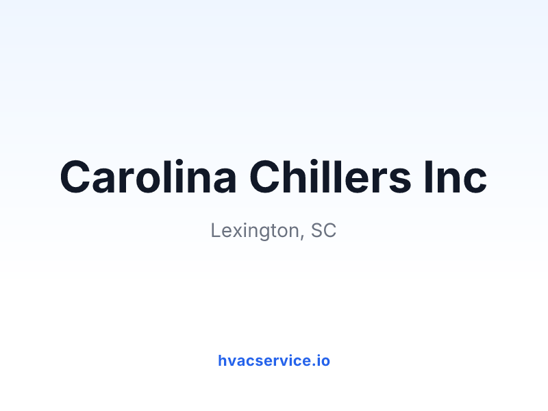 Carolina Chillers Inc