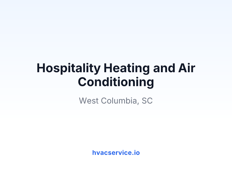 Hospitality Heating and Air Conditioning