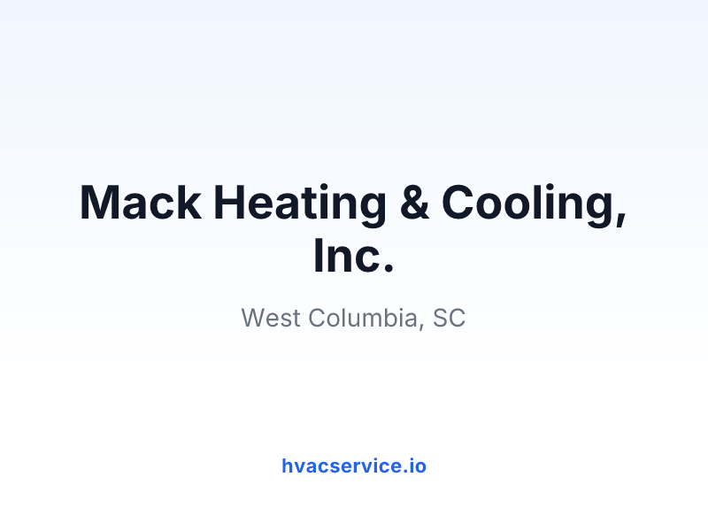 Mack Heating & Cooling, Inc.