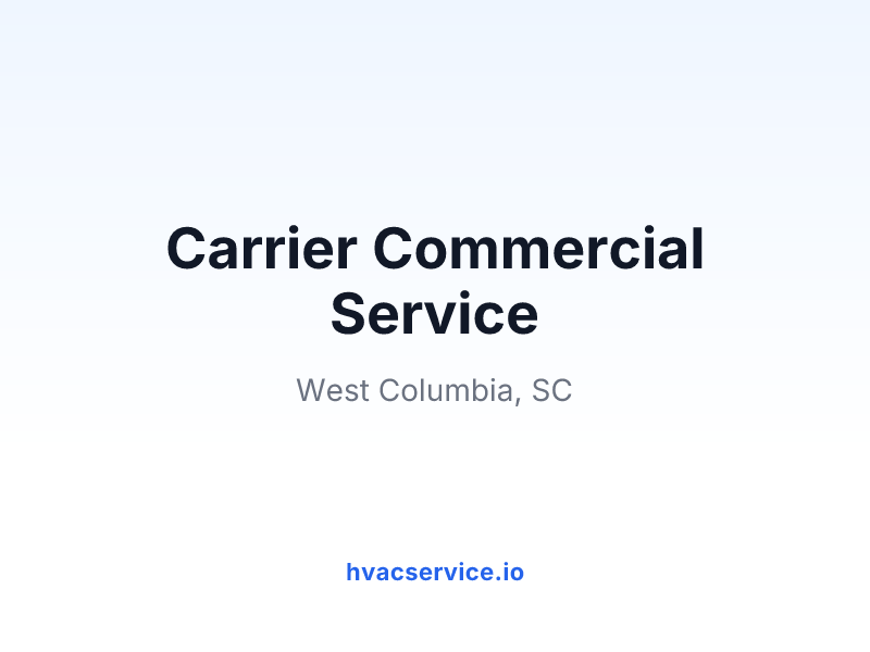 Carrier Commercial Service