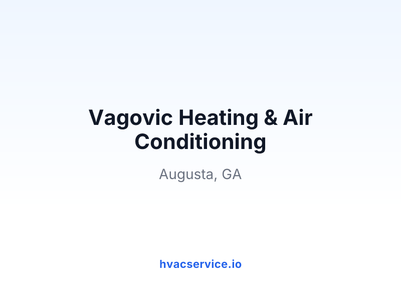Vagovic Heating & Air Conditioning