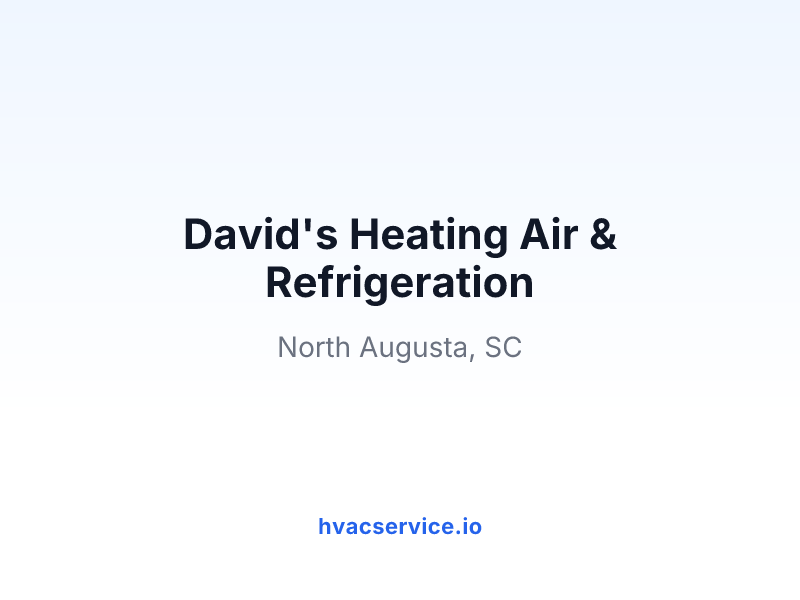 David's Heating Air & Refrigeration